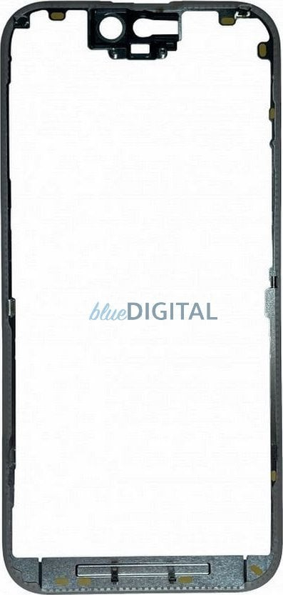 Kornizë LCD MUSTTBY për iPhone 15 Pro, me shirit ngjitës, e zezë