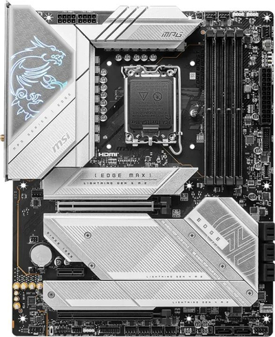 Pllakë amë MSI MPG Z790 EDGE TI MAX WIFI, ATX, LGA 1700, argjendi