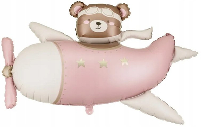 Balonë folie për zbukurim “It’s a Girl”, 37 x 24\", ariush pilot, rozë