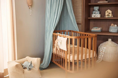 PERDE PER KREVET BEEBSH Vintage 245cm Sea Green