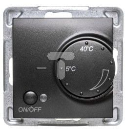 Rregullator temperature Ospel Impresja RTP-1YN/m/50, 230V, me sensor ambienti, antracit
