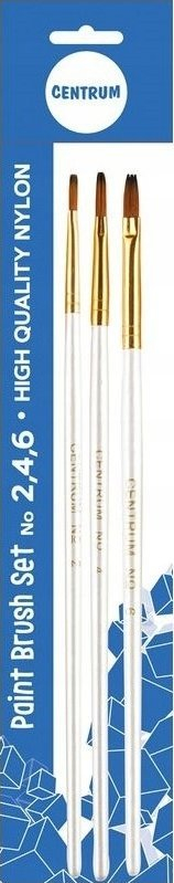 Set furçash pikture CTM Paint Brush Set me najlon, 3 copë