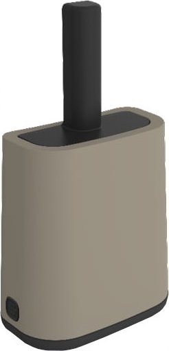Lopatë me mbajtëse Rotho Shovel With Holder, plastike, e bardhë