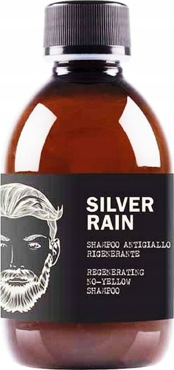 Shampo për flokë dhe mjekër Dear Beard Silver Rain, rigjeneruese, kundër tonit të verdhë, 250ml