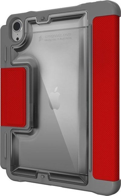 Mbështjellëse STM Dux Plus për iPad mini 6 2021, standard ushtarak MIL-STD-810G, me vend për Apple Pencil, e kuqe