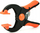 Kapëse marangozësh Carpentry Spring Ratchet, 100mm, plastike, portokalli