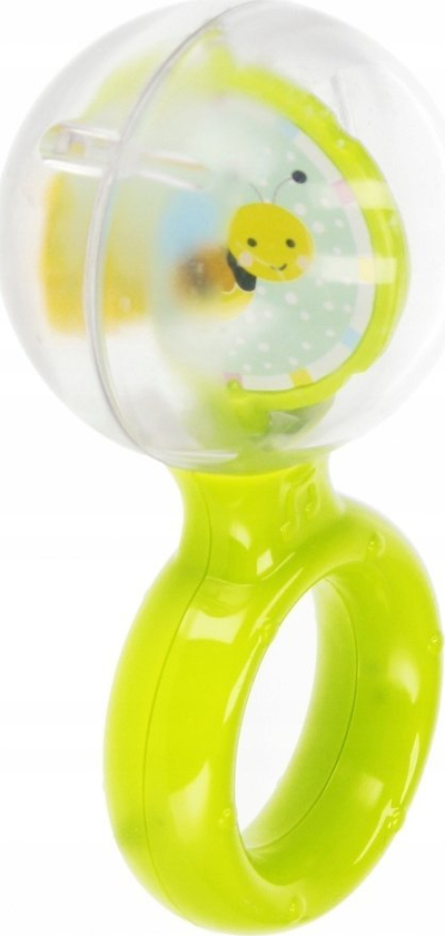 Top lodër BAM BAM Rattle Ball 482505, për foshnje, me zile, shumëngjyrësh