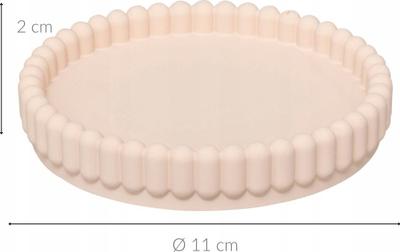 Pjatë sapuni 5five Simply Smart Bonbon, e rrumbullakët, diametri 11 cm, rozë