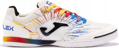 Atlete futsalli Joma Top Flex 2476 për sallë, të bardha me të kuqe