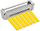 Aksesor makine paste Imperia PastaAid Trenette, 4 mm, për restorante