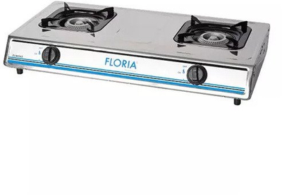 Shporet me gaz Floria ZLN8365, 2 vatra, 1.9 kW, gri