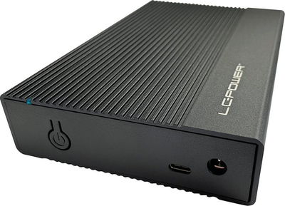 Kuti eksterne LC-Power LC-35U3-C, 3.5", USB Type-C, e zezë