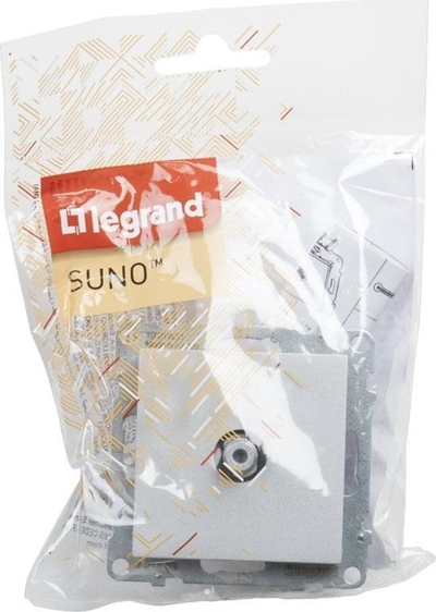Prizë TV Legrand SUNO 721363, type F, 1.5 dB, alumini