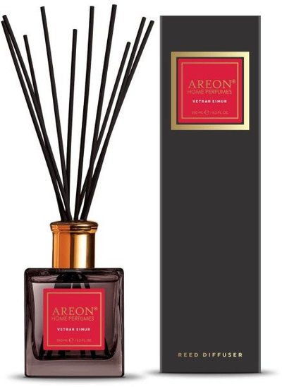Aromatizues ambienti Areon Black Vetrar Eimur, difuzor me shkopinj, 150 ml