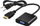 SAVIO HDMI во VGA Адаптер со Аудио, CL-23/B, Црн