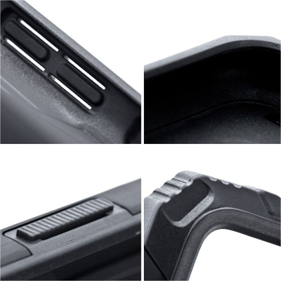 Mbrojtëse telefoni Nitro Armor për iPhone 15 Pro Max, me unazë stand, e zezë