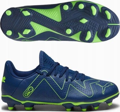 Këpucë futbolli Puma Future Play FG AG Jr, për kalamaj, blu