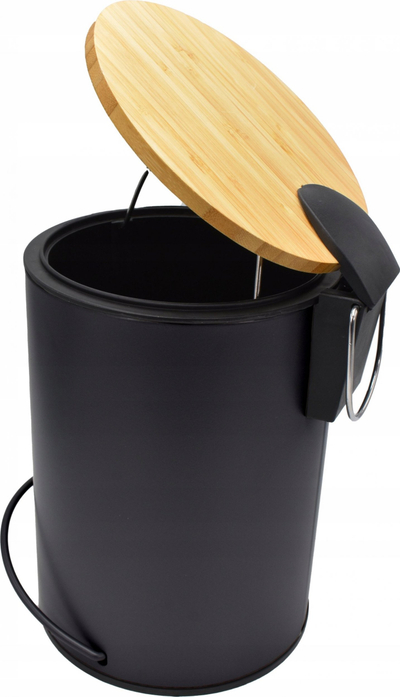 Kosh banjoje me pedale, 3L, metal mat, i zi