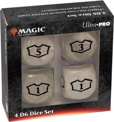 Set zara Ultra-Pro Magic The Gathering White Mana, 22 mm, 5 copë, të bardhë