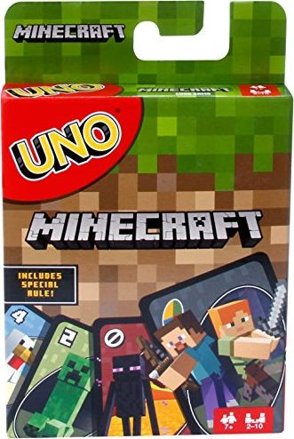 Lojë me letra Mattel Uno Minecraft, edicioni Minecraft, shumëngjyrëshe
