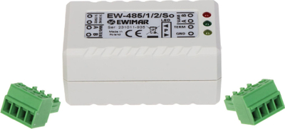 Izolator optik dhe përsëritës RS485 Ewimar EW-485/1/2/SO, profesional për sisteme industriale, gri
