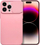 Kllëf Smarty Slide Case për Apple iPhone 14 Pro Max, TPU i butë e fleksibël, me mbrojtje kamere, rozë