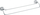 Rubinet muror Ferro Cascata E10, 60 cm, krom