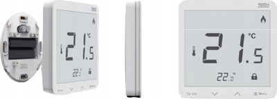 Termostat wireless Tech R-8PZ Plus, me ekran LCD, programues, i zi
