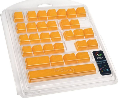 Set keycaps Ducky Yellow Backlit, 31 taste, profil OEM, e verdhë