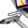 Поврзувачка станица Media-Tech 8 во 1 GIGA LAN HUB MT5046, сива