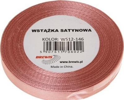 Shirit sateni Balloon Rubber, 12mm, 32m, rozë
