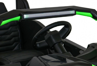Makinë lodër me rrymë Buggy ATV Strong Green, 24V, me 2 ulëse, jeshile