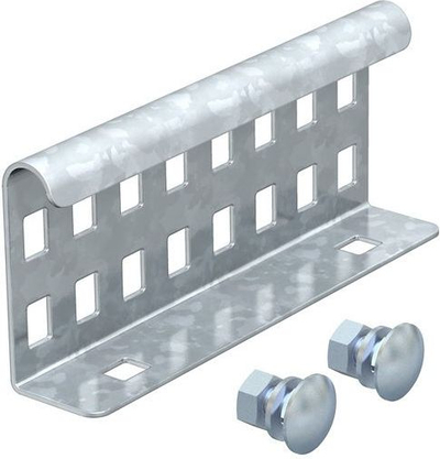 Поврзувач за кабли OBO LG Connector 6208840, галванизиран челик, висина 64 mm, сиво металик