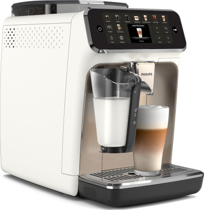 Апарат за кафе Philips Series 5500 LatteGo EP5543/90, автоматски, со керамичка мелница, црн