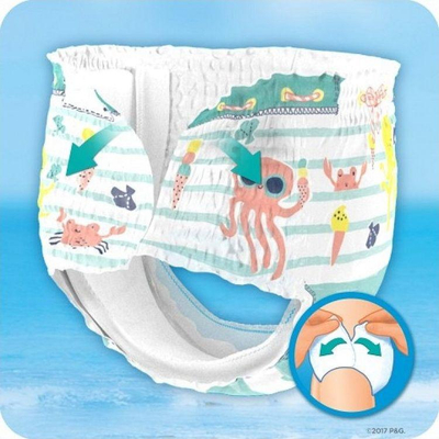 Pampersa Splashers 4-5, 9 - 15 kg, 11 copë