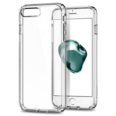 Mbrojtëse telefoni për iPhone 8+/7+ Spigen Ultra Hybrid 2, transparente