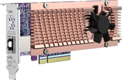 Kartë rrjeti QNAP QM2-2P410G1T, PCIe, 10GbE RJ-45, bakër
