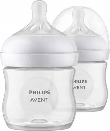 Biberon Avent SCY900/02 Responsive, 125 ml, set 2 copë, transparend
