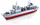 Lodër me kuba ndërtimi Sluban Model Bricks Supply Ship M38 B0701, 497 copa, shkallë 1:450, gri