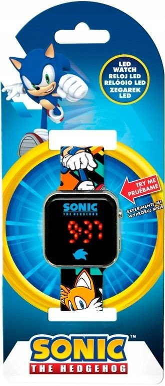 Orë dixhitale për kalamaj Kids Licensing Sonic the Hedgehog, me ekran LED