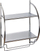 Raft muri Awd Interior AWD02050027, metal kromi, 2 kate, ngjyrë argjendi
