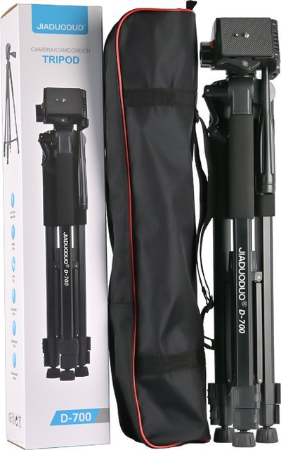Tripod fotografik High And Stable, 57–170 cm, alumin, i zi