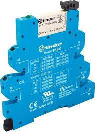 Modul bashkues releje Finder 39.01, 1P 6A, 24V AC/DC