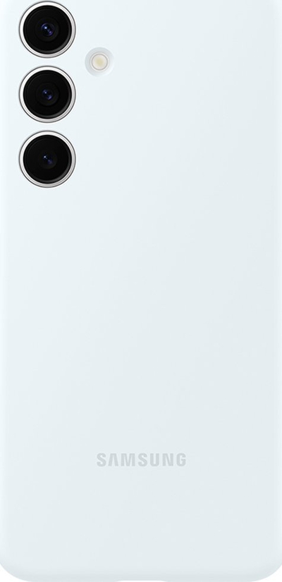 Mbështjellëse Samsung Silicone Case Galaxy S24+, silikoni, e bardhë