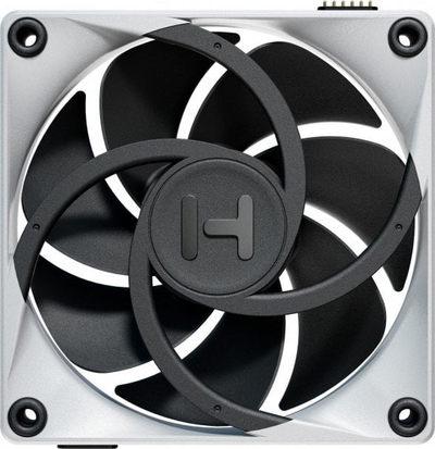Ventilator procesori HYTE THICC FP12, 12 cm, set me 3 copë, bardh e zi