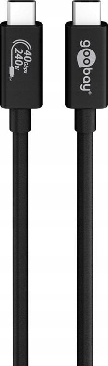 Kabllo USB-C në USB-C RB61716, 0.7 m, 240 W, e zezë