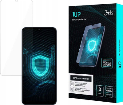 Folie mbrojtëse ekrani 3mk 1UP Screen Protector, 3 copë, transparencë e lartë, transparente