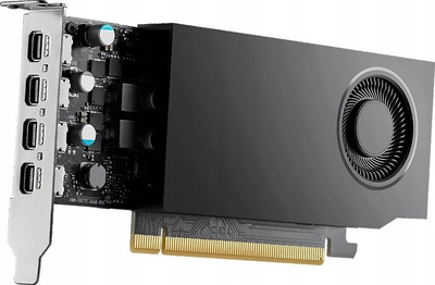 Kartë grafike Asus NVIDIA RTX A400, 6GB GDDR6, PCIe 4.0, e zezë