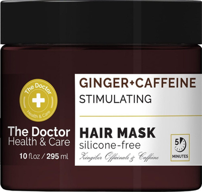 Maskë flokësh The Doctor Ginger Caffeine Stimulating, pa silikon, 295 ml