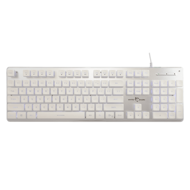 Tastierë Gaming White Shark Tachi, e bardhë